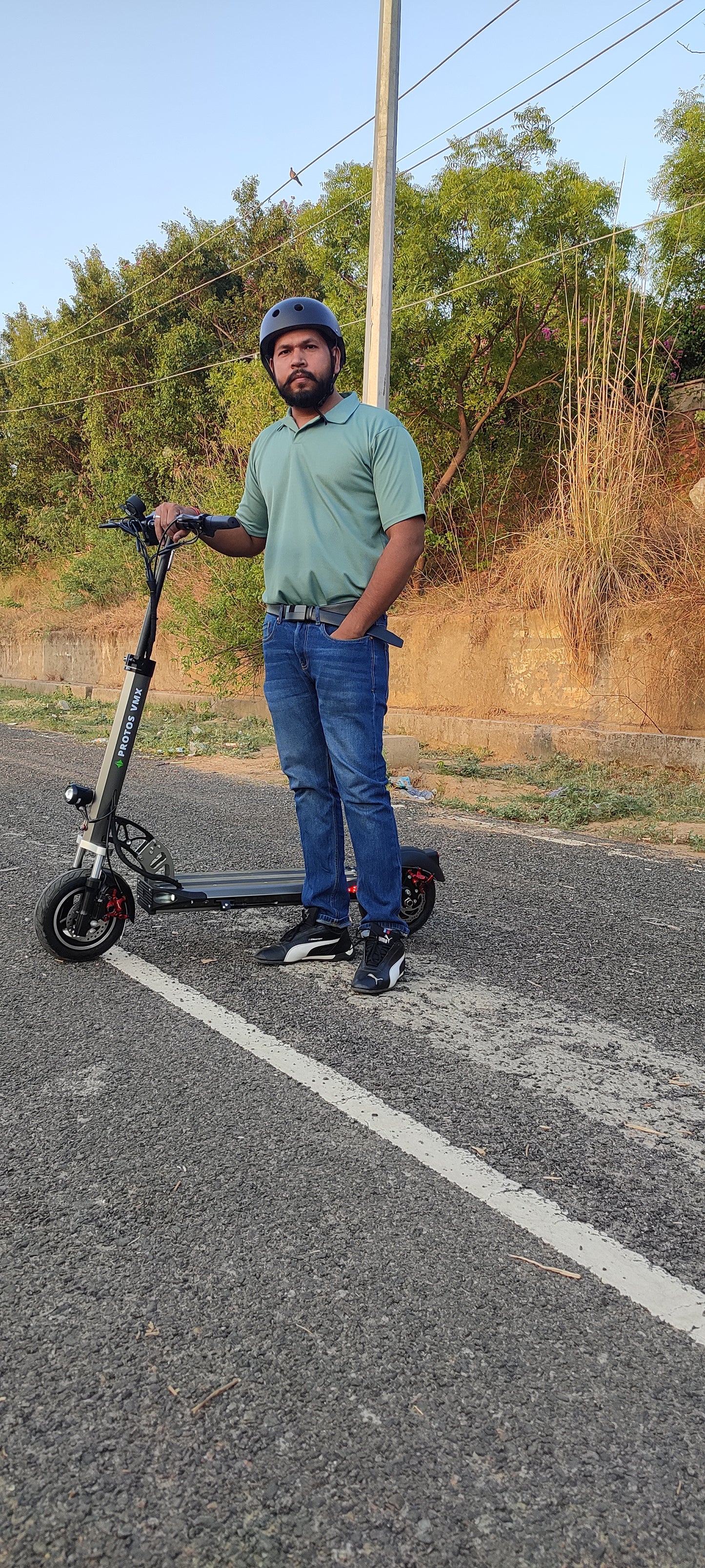 Protos VMX Electric Kick Scooter With Seat (10 inch tyres)